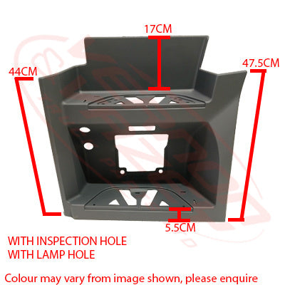 3575304-25 - STEP PANEL - LOWER & MIDDLE - L/H - 47CM HIGH - MERCEDES BENZ ACTROS - MP4 - MEGA