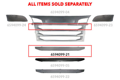 6594099-21 - GRILLE - UPPER - TOP MESH INSERT - SCANIA P/R TRUCK - 2009-